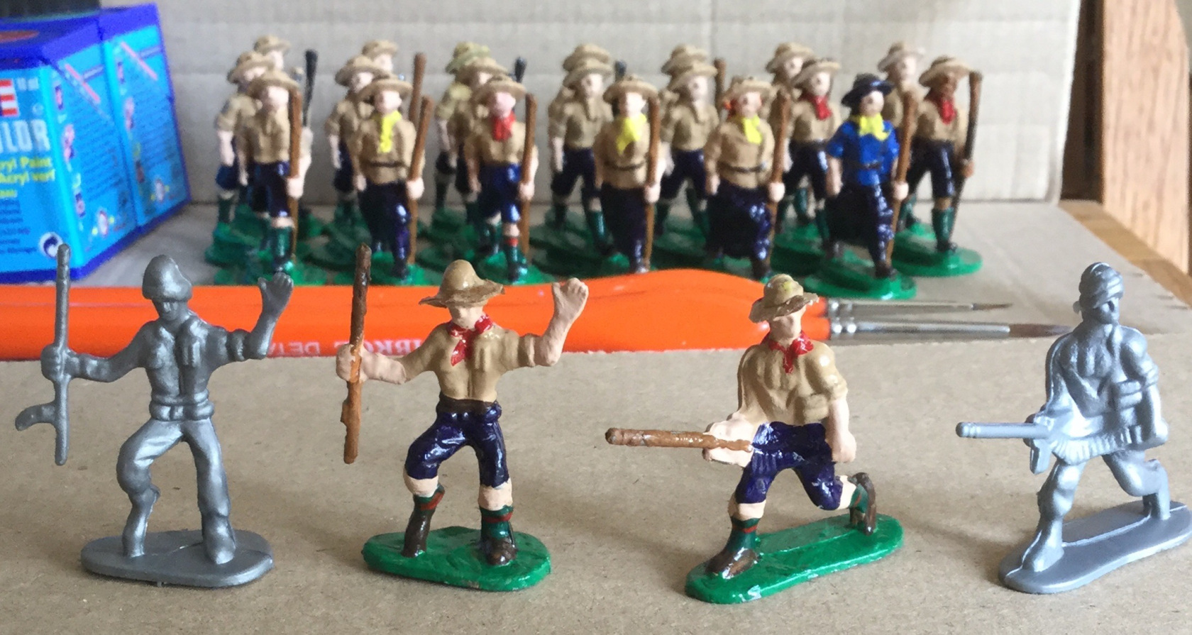 boy scout figurines